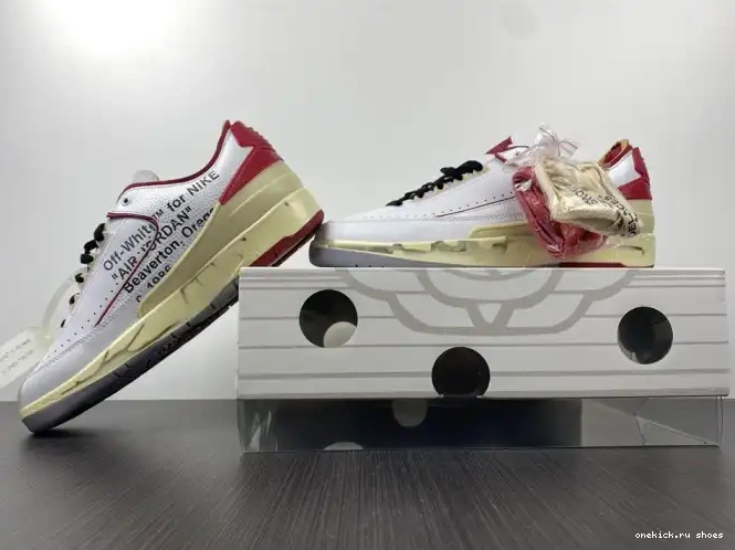Rep Jordan Retro Low Red DJ4375-106 SP 2 Off-White White 0327